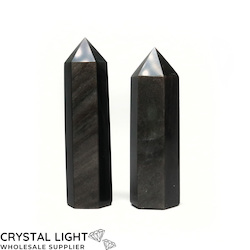 Silversheen Obsidian Point Lot