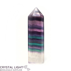 China, glassware and earthenware wholesaling: Rainbow Fluorite Point