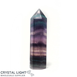 China, glassware and earthenware wholesaling: Rainbow Fluorite Point