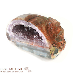 China, glassware and earthenware wholesaling: Amethyst Druse