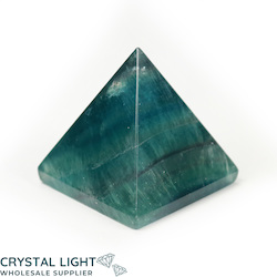 Rainbow Fluorite Pyramid