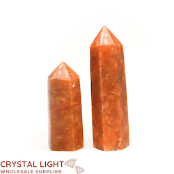 Orange Orchid Calcite Point Lot