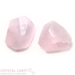 Rose Quartz Faceted Shape Lot