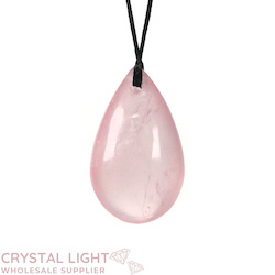 Rose Quartz Drop Necklace