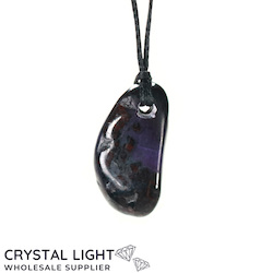 China, glassware and earthenware wholesaling: Sugilite Tumble Necklace