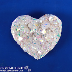 China, glassware and earthenware wholesaling: Rainbow Aura Druse Heart