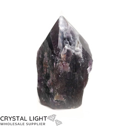 China, glassware and earthenware wholesaling: Chevron Amethyst Cut Base Point