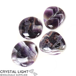 Chevron Amethyst Flatstone Lot