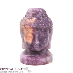 Lepidolite Buddha Head (Single)