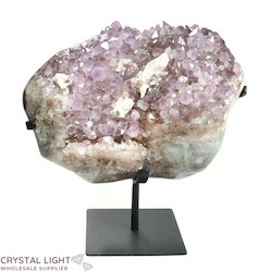 Amethyst Polished Druse on Stand