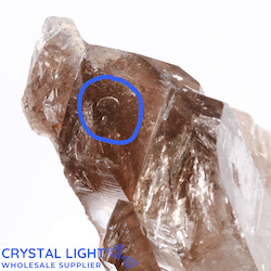 China, glassware and earthenware wholesaling: Smokey Quartz Enhydro Elestial