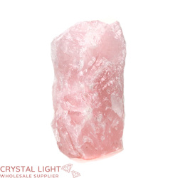 Rose Quartz Rough Cut Base