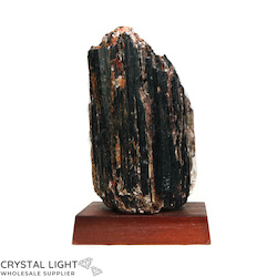 Black Tourmaline on Stand