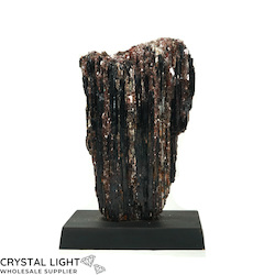 Black Tourmaline on Stand