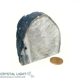 China, glassware and earthenware wholesaling: Quartz with Agate Candle Holder