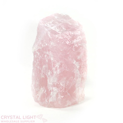 Rose Quartz Rough Cut Base