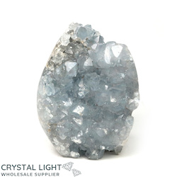 Celestite Cut Base Druse