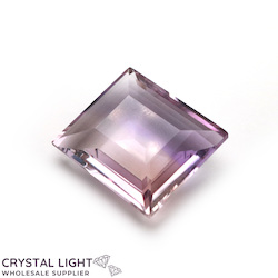 Ametrine Faceted Rectangle Gemstone