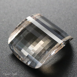 Smokey Quartz Rounded Square Shape