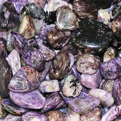 China, glassware and earthenware wholesaling: Charoite Tumble 50g