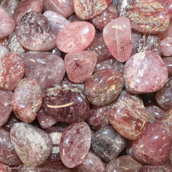 China, glassware and earthenware wholesaling: Strawberry Quartz Tumble