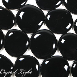 Black Obsidian Flatstone