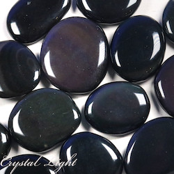 Rainbow Obsidian Flatstone