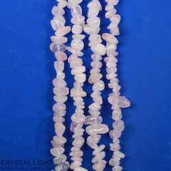 Rose Quartz Chip Beads