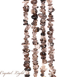 Smokey Quartz Chip Beads