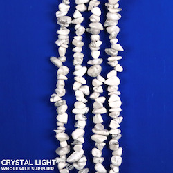 Howlite Chip Beads