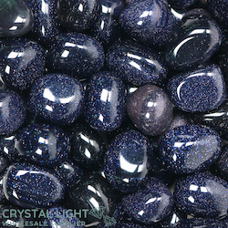 Blue Goldstone Tumble