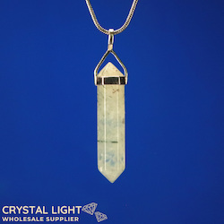 Prehnite DT Pendant S/S