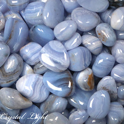 China, glassware and earthenware wholesaling: Blue Lace Agate Tumble