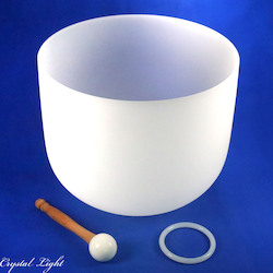 Crystal Singing Bowl 13"