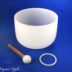 Crystal Singing Bowl 10"