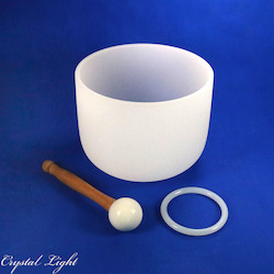 Crystal Singing Bowl 8"