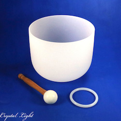 Crystal Singing Bowl 9"