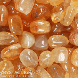 China, glassware and earthenware wholesaling: Yellow Fluorite Tumble