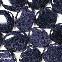 Blue Goldstone Flatstone