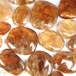 Honey Calcite Flatstone