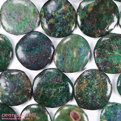 Ruby Fuchsite Flatstone