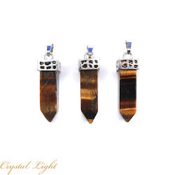 China, glassware and earthenware wholesaling: Tiger Eye Short Pendant