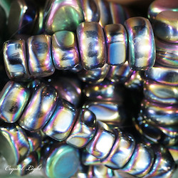 Magnetic Hematite Rainbow Tumble