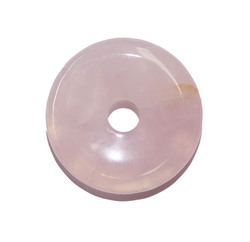 China, glassware and earthenware wholesaling: Rose Quartz Donut Pendant