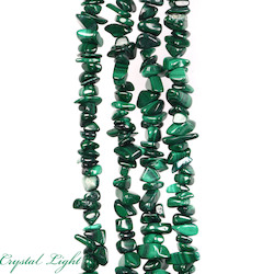 Malachite Chip Beads