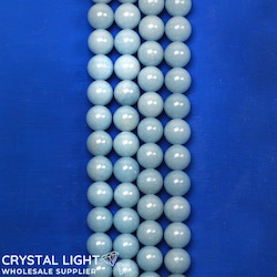 China, glassware and earthenware wholesaling: Angelite 8mm Round Beads