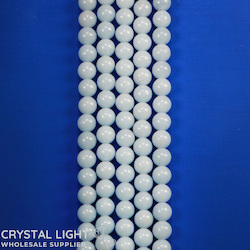 China, glassware and earthenware wholesaling: Angelite 6mm Round Beads