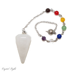 China, glassware and earthenware wholesaling: Opalite Chakra Pendulum