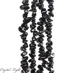 Black Obsidian Chip Beads