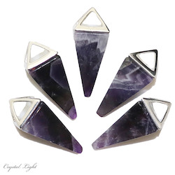 Amethyst Pyramid Pendant